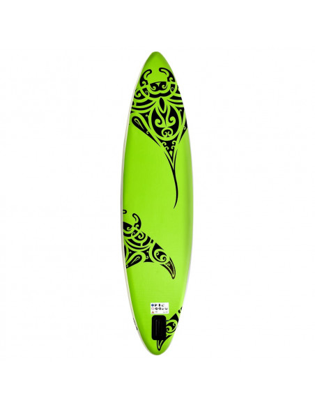 Set Tavola Gonfiabile da SUP 366x76x15 cm Verde