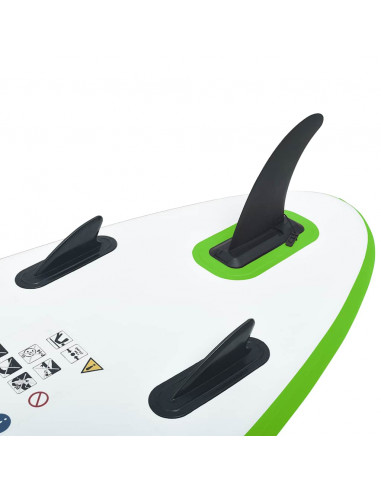 Set Tavola Gonfiabile da SUP Verde e Bianco