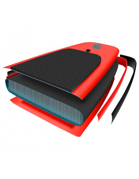 Set Tavola SUP Gonfiabile Rossa 330x76x10 cm