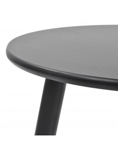 Set Tavolini 2 pz in Legno Massello di Pino Neri