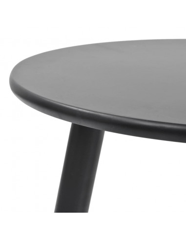 Set Tavolini 2 pz in Legno Massello di Pino Neri