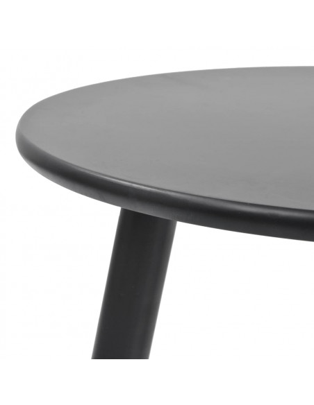 Set Tavolini 2 pz in Legno Massello di Pino Neri