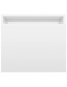 Set Tavolini da Salotto Bianco Lucido 100x48x40 cm Multistrato