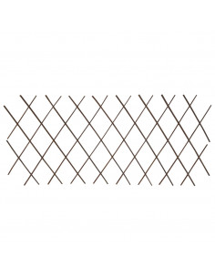 Recinzione a Traliccio in Salice 5 pz 180x60 cm 2