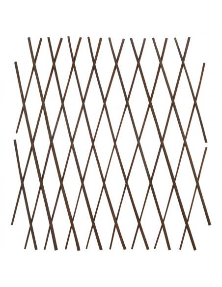 Recinzione a Traliccio in Salice 5 pz 180x60 cm