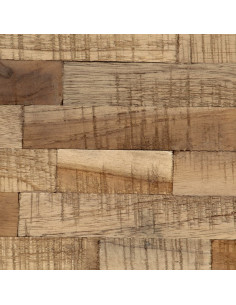 Set Tavolini per Piante 3 pz in Legno di Teak Recuperato 2