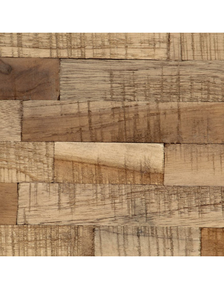 Set Tavolini per Piante 3 pz in Legno di Teak Recuperato