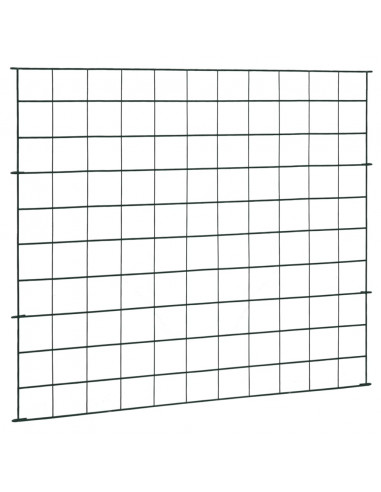 Set Recinzione da Giardino ad Arco 77,5x64 cm Verde