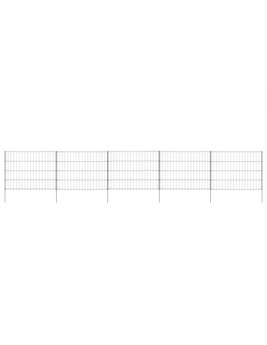 Set Recinzione da Giardino 115x79 cm Verde