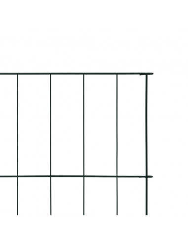 Set Recinzione da Giardino 115x79 cm Verde