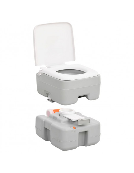 Set Toilette da Campeggio Portatile e Tanica d'Acqua