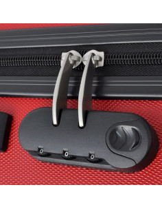 Set Trolley 3 pz Rosso