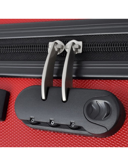 Set Trolley 3 pz Rosso