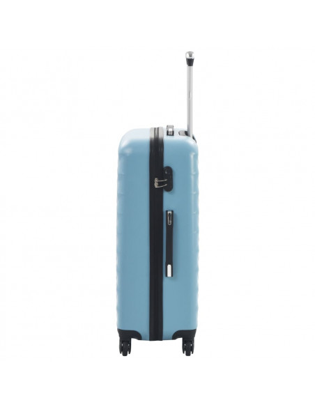 Set Trolley a Custodia Rigida 3 pz Blu in ABS