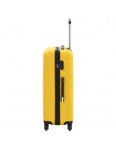 Set Trolley a Custodia Rigida 3 pz Giallo in ABS 2