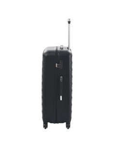 Set Trolley a Custodia Rigida 3 pz Nero in ABS 2