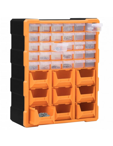 Mobile Contenitore con 39 Cassetti 38x16x47 cm