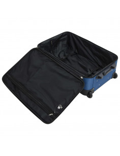 Set Valigie da Viaggio 5 pz Blu in Tessuto 2