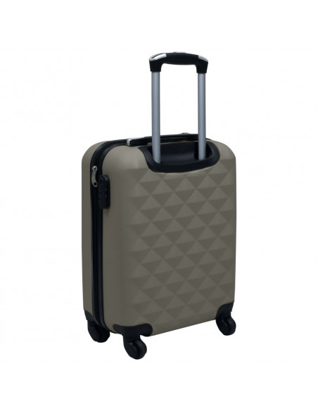Set Valigie Trolley a Custodia Rigida 2 pz Antracite in ABS