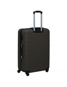 Set Valigie Trolley a Custodia Rigida 3 pz Antracite in ABS