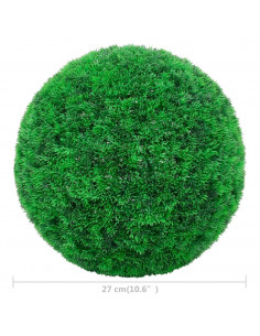 Sfere di Bosso Artificiale 2 pz 27 cm