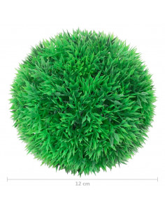 Sfere di Bosso Artificiale 4 pz 12 cm