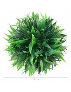 Sfere di Bosso Artificiale 4 pz 15 cm