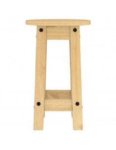 Sgabelli da Bar 2 pz in Legno Massello di Pino