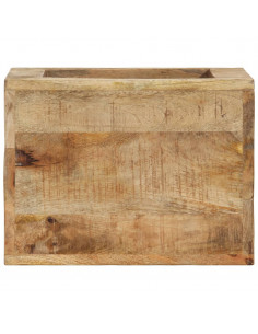 Sgabello 40x30x40 cm in Legno Massello di Mango