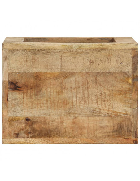Sgabello 40x30x40 cm in Legno Massello di Mango