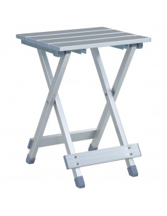 Sgabello da Campeggio in Alluminio 28x26x39 cm