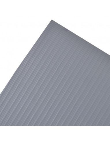 Recinzione Frangivento da Giardino PVC 70x0,19 m Grigio Chiaro