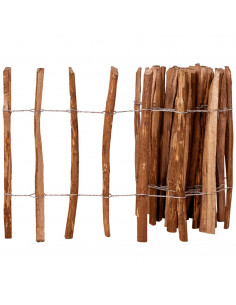 Staccionata in Legno di Nocciolo 60x500 cm