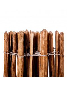 Staccionata in Legno di Nocciolo 120x250 cm 2