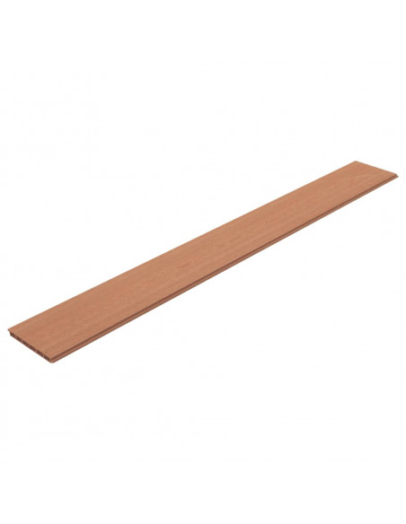 Pannelli di Ricambio per Recinzione 9 pz in WPC 170 cm Marrone