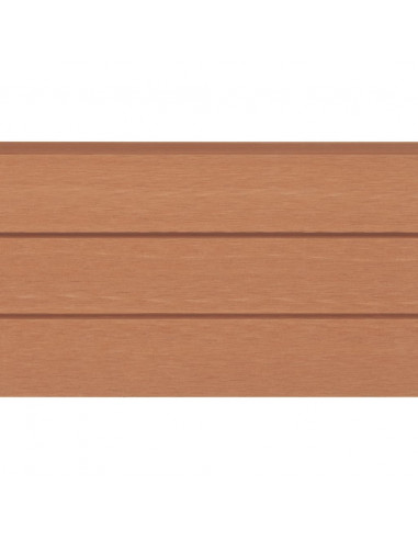 Pannelli di Ricambio per Recinzione 9 pz in WPC 170 cm Marrone