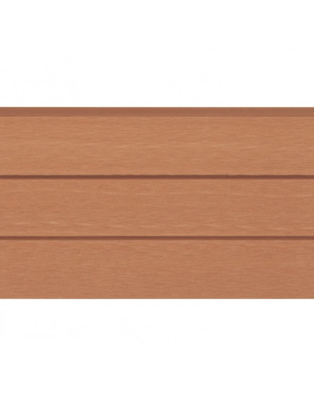Pannelli di Ricambio per Recinzione 9 pz in WPC 170 cm Marrone