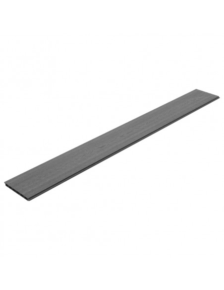 Pannelli di Ricambio per Recinzione 9 pz in WPC 170 cm Grigi