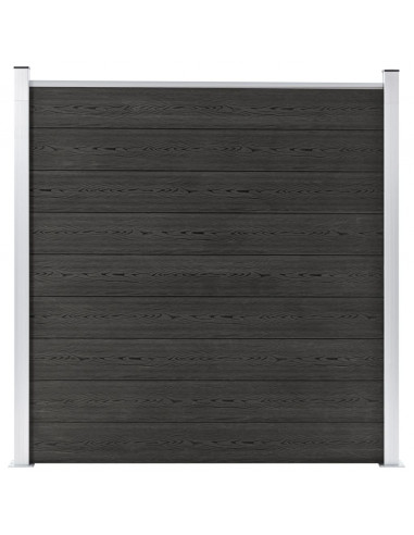 Pannello di Recinzione in WPC 180x186 cm Grigio