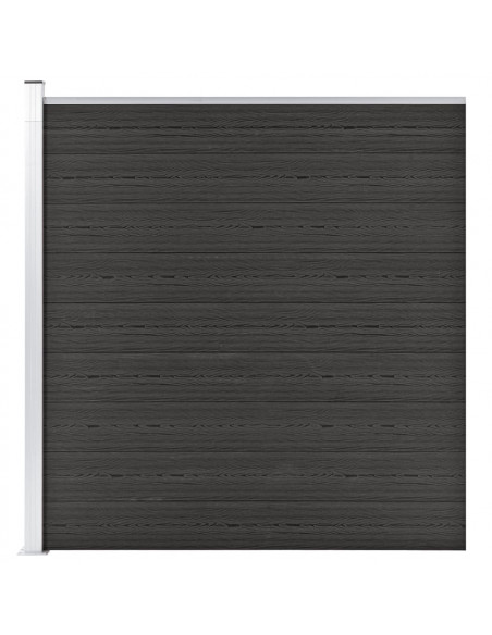 Pannello di Recinzione in WPC 175x186 cm Grigio