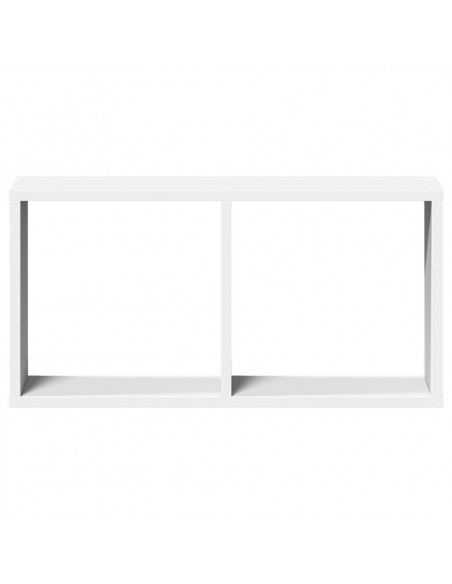 Mobile a Parete 60x16x30 cm Bianco in Legno Multistrato
