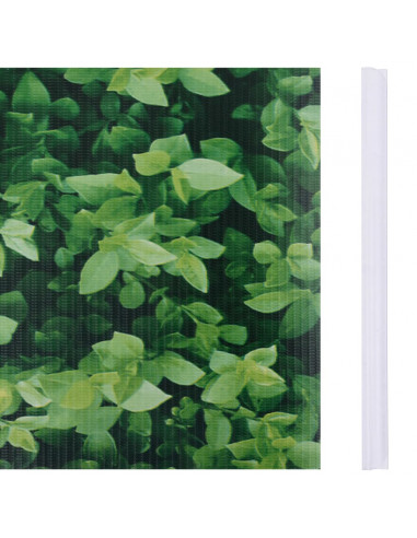 Recinzione Frangivento da Giardino PVC 35x0,19 m Verde