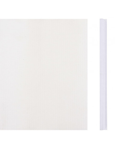 Recinzione Frangivento da Giardino PVC 35x0,19 m Bianco