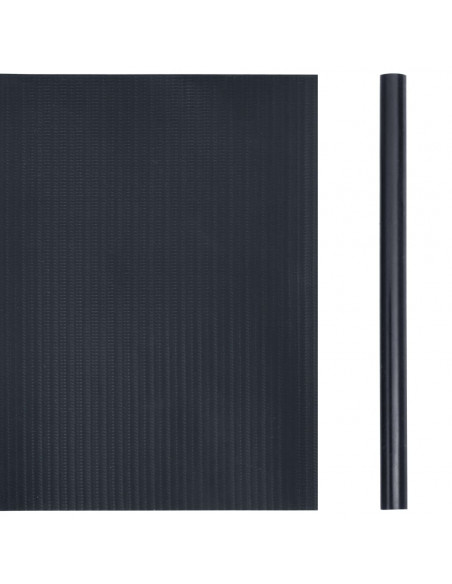 Recinzione Frangivento Giardino PVC 35x0,19m Grigio Scuro Opaco