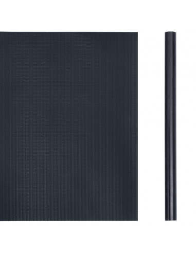 Recinzione Frangivento 4 pz in PVC 35x0,19m Grigio Scuro Opaco