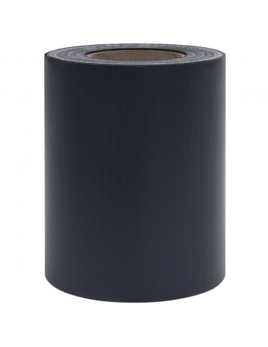 Recinzione Frangivento 4 pz in PVC 35x0,19m Grigio Scuro Opaco