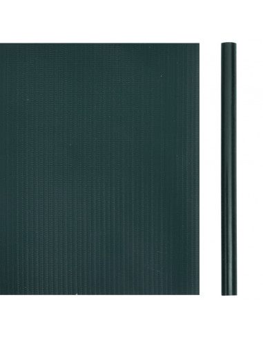 Recinzione Frangivento da Giardino PVC 35x0,19 m Verde Opaco