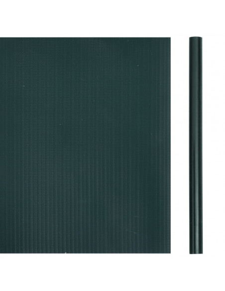 Recinzione Frangivento da Giardino PVC 35x0,19 m Verde Opaco