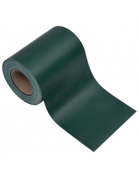 Recinzione Frangivento da Giardino PVC 35x0,19 m Verde Opaco