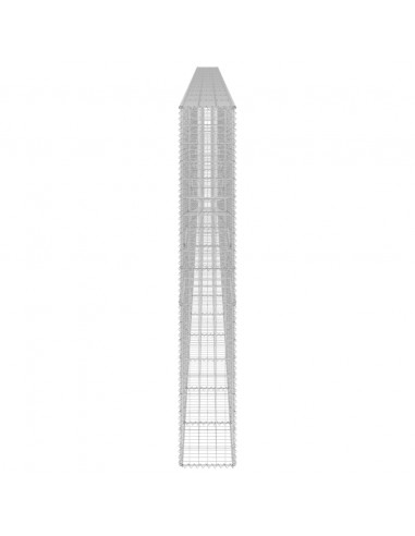 Gabbione in Acciaio Zincato Coperto 900x30x200 cm